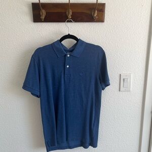 Brooks brothers indigo knit polo